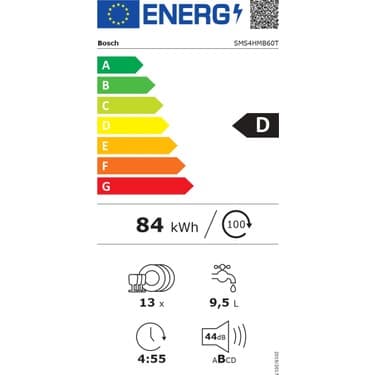 Bosch SMS4HMB60T 6 Programlı Bulaşık Makinesi 5