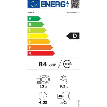 Bosch SGS4IKW61T 6 Programlı Bulaşık Makinesi 5