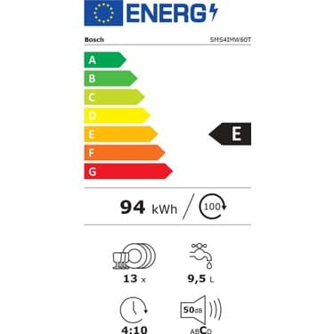 Bosch SMS4IMW60T 6 Programlı Bulaşık Makinesi 6