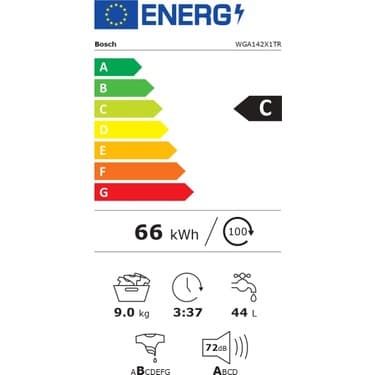 Bosch WGA142X1TR 9 kg 1200 Devir Çamaşır Makinesi 5