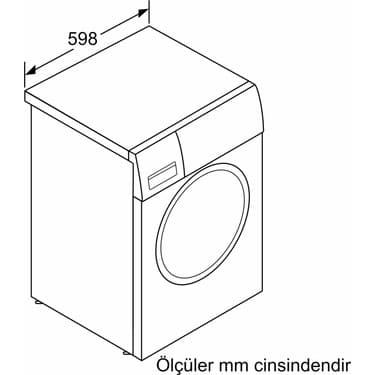Bosch WGA142X1TR 9 kg 1200 Devir Çamaşır Makinesi 3