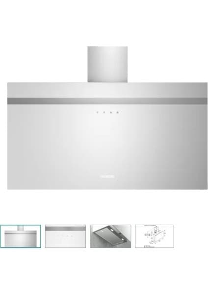 Siemens LC95FCJ20T Duvar Tipi 90 CM Davlumbaz Beyaz 3