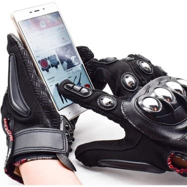 Wosawe Tam Parmak Motosiklet Eldivenleri-M (Yurt Dışından) 4