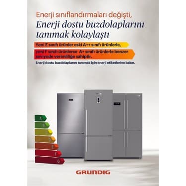 Grundig GKNE 7201 I 615 lt (Toplam Kullanılabilir Hacim) Duo No Frost Buzdolabı 6