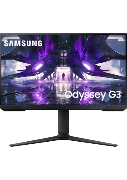 Samsung Odyssey G3 24” 1Ms 144Hz Freesync Çerçevesiz VA Panel (DP + HDMI, PİVOT) Full Hd Gaming Monitör LS24AG300NUXUF