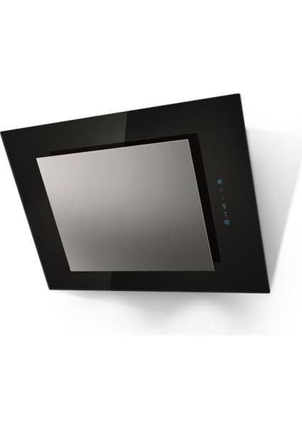 Hafele HFL-536 Frame Duvar Tipi Siyah Davlumbaz 80 cm Eğimli Tasarım 690 m3/sa Hava Debisi