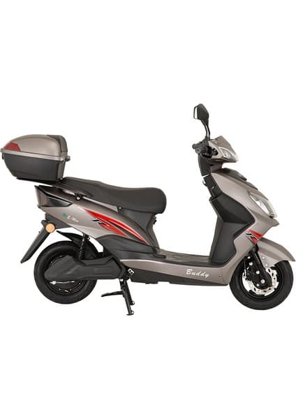 Mondial E-Mon Mondial Buddy Elektrikli Motosiklet Kırmızı 7