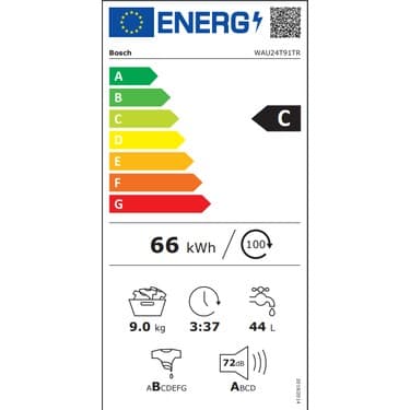 Bosch WAU24T91TR 9 kg 1200 Devir Çamaşır Makinesi 5