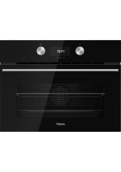 Teka - HLC 8400 BK - Ankastre Multifonksiyonel Turbo Kompakt Fırın - Siyah Cam - 45 lt - 111130003