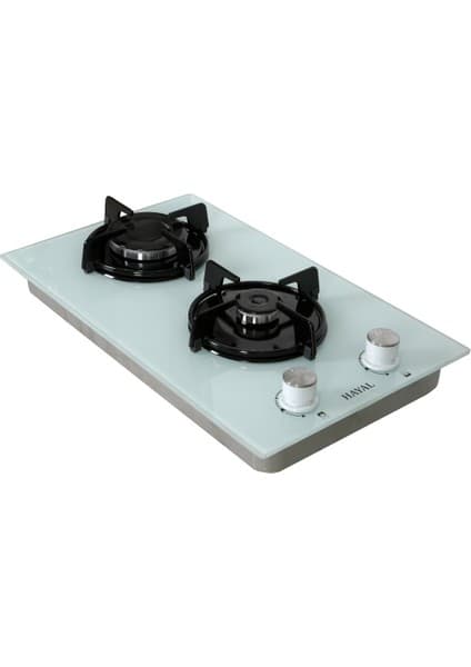 Hayal Ankastre 2 Gözlü Lpg ( Tüplü ) Beyaz Ocak Çakmaklı