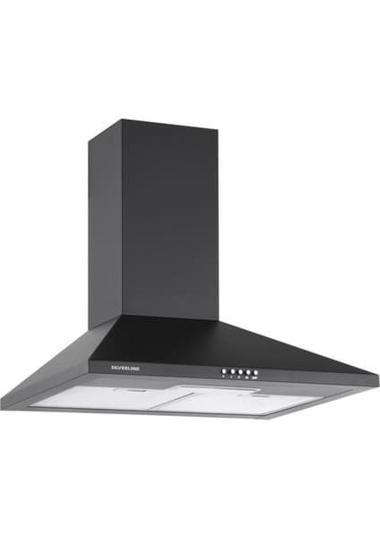 Silverline 2240 Conic 60 cm Siyah Davlumbaz