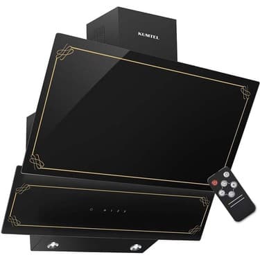 Kumtel Rustik Siyah Cam Ankastre Set (DA6-835 Davlumbaz KO-40 TAHDF Ocak B66-SF2 Fırın) 2