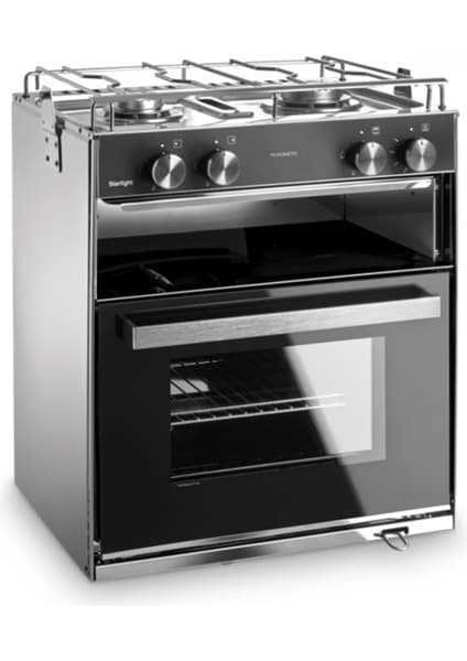 Dometic Kampa Dometic Starlight Izgara Dolabı ve 2 Gözlü Ocaklı Gazlı Fırın