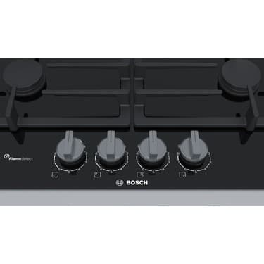 Bosch PRP6A6D70 Ankastre Ocak Siyah Cam Yüzeyli 4 Gözlü Düğmeden Ateşleme 5