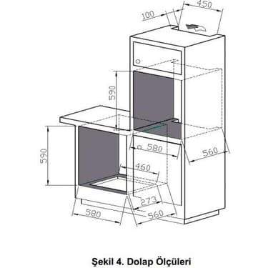 Termikel Ankastre Fırın BO S6433 W 3