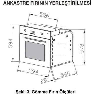 Termikel Ankastre Fırın BO S6433 W 4