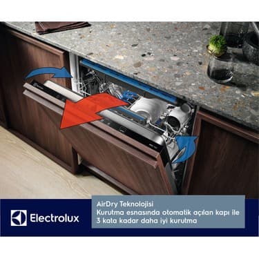 Electrolux EEA17100IX 5 Programlı Ankastre Bulaşık Makinesi 4