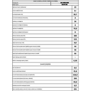 Silverline 3370 Green Tech Eterno 60 cm Siyah Cam Davlumbaz 2