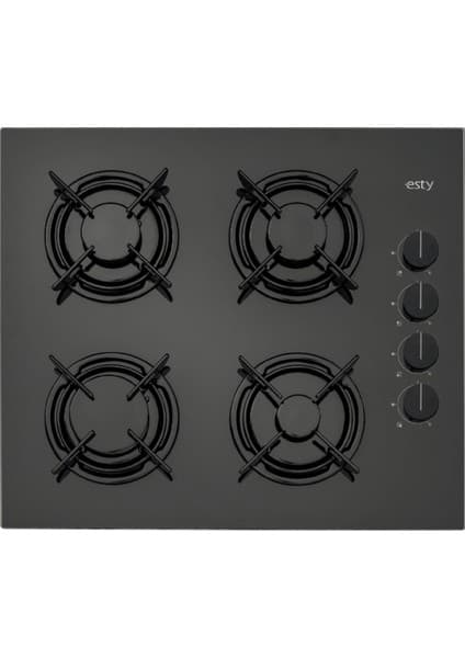 Esty ACO 5335B01 4Gaz Siyah Ocak