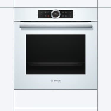 Bosch HBG655NW1 71 Lt 4D Hotair Plus Ankastre Fırın A+ Enerji Sınıfı 4