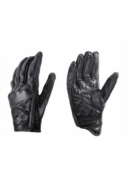 Trendd Span Erkek Aşınmaya Dayanıklı Motosiklet Eldiveni - Siyah (Yurt Dışından)