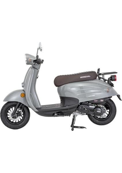 Mondial 50 Turısmo Motosiklet Gri 49,6 cc Motor Hacmi ile Şehir İçi Kullanım İçin Uygun