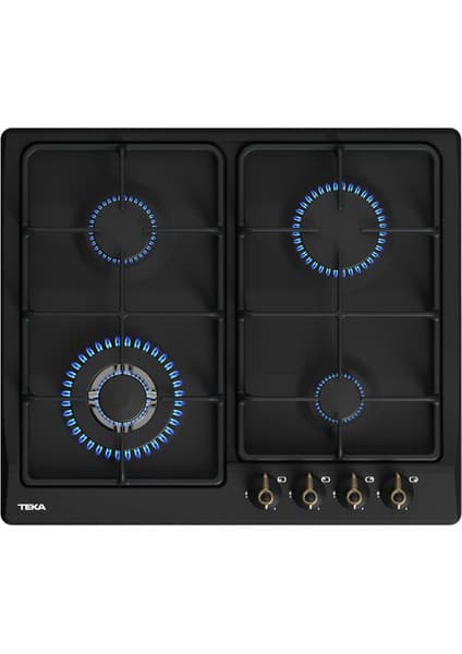 Teka EH 60 4G AI AL TR CI Ankastre Emaye Wok Gözlü Gazlı Country Ocak Döküm Izgara Antrasit 60 cm 40225036