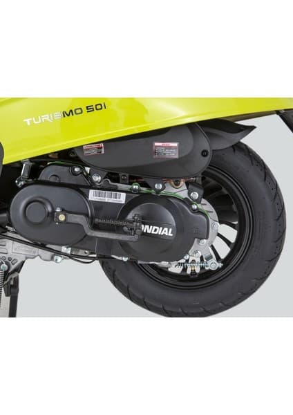Mondial 50 Turısmo Motosiklet Gri 49,6 cc Motor Hacmi ile Şehir İçi Kullanım İçin Uygun 7