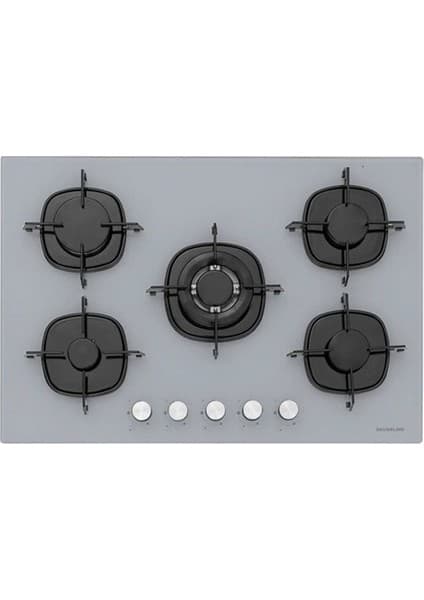 Silverline CS5365S01 75 CM Ankastre Ocak Gri 3