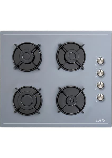Luno Set Üstü L402S01 Cam Ocak Doğalgazlı + Lpg Çalışkan Avm