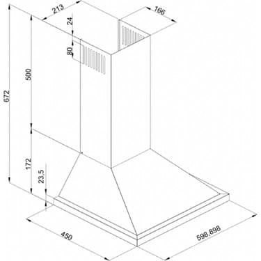 Esty 2240 Beyaz 400M3 Davlumbaz 2