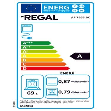 Regal AF 7965 BC Ankastre Fırın 2