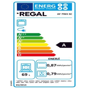 Regal AF 7965 SC Ankastre Fırın 2