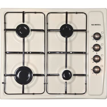 Kumtel Rustik Bej Emaye Ankastre Set ( LX-410BF - B66-SF2(AT)(4PRO) - Dp6-Rbg ) 2