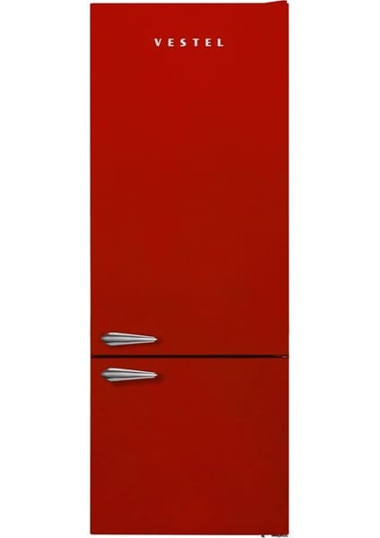 Vestel Retro NFK52101 Kırmızı Buzdolabı 6