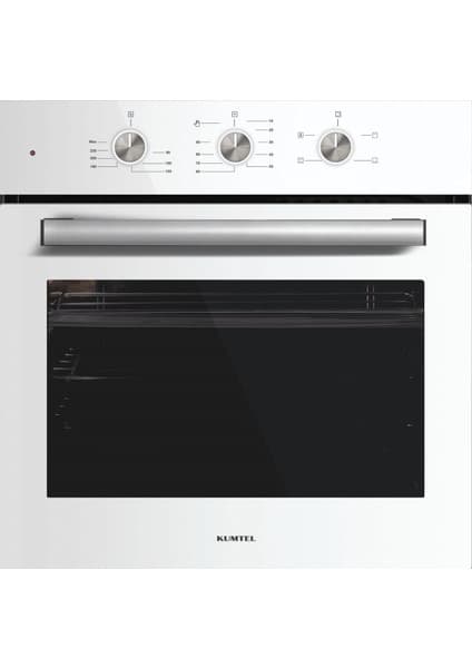 Kumtel Turbo Fanlı Beyaz Ankastre Fırın B66 - Sf2 (Mt) 6