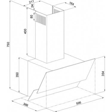 Esty 3471 S6 Gri Davlumbaz 2