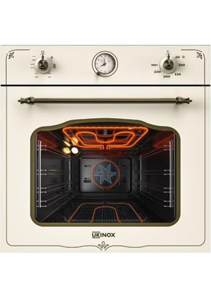 Ukinox Camilla Rustik Ivory Fırın