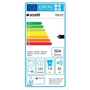 Arçelik 700 KT 7 kg Kurutma Makinesi 5