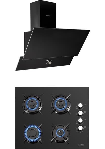 Kumtel Siyah 2 Li Set (DA6-830 + KO-40TAHDF)