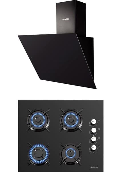 Kumtel 2'li Siyah Ankastre Set (KO-40 TAHDF + DA6-833)