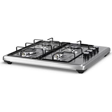 Kumtel Ankastre Set KO-420F DS6-905 Inox 4 Gözü Gazlı Ocak ve Yüksek Emiş Güçlü Sürgülü Davlumbaz 2