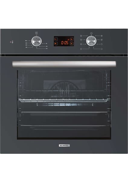 Kumtel Digital Antrasit (Gri) Ankastre Fırın 8 Prog. B66 - Sf2 (Ddt)