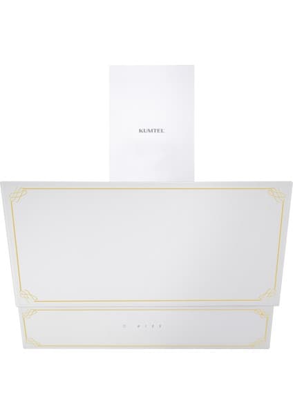 Kumtel DA6-835 Rustik Duvar Tipi Beyaz Cam Davlumbaz - Güçlü LED Aydınlatma ve Yıkanabilir Alüminyum Filtre ile Mutfaklarınızı Şıklıkla Donatın 5