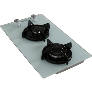 Hayal Ankastre Beyaz Gaz Emniyetli Çakmaklı Ocak (Lpg) Tüplü 3