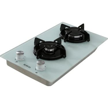 Hayal Ankastre Beyaz Gaz Emniyetli Çakmaklı Ocak (Lpg) Tüplü 5