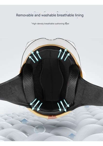 Pamukkale Retro Tarzı Yarım Motosiklet Kaskı (DOT Onaylı) 6