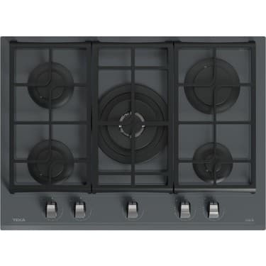 Teka - GZC 75330 XBC ST - Ankastre ExactFlame Teknolojili Kristal Wok Gözlü Cam Gazlı Ocak - Döküm Izgara - Gri - 70 cm - 112570175 2