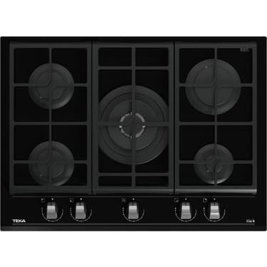 Teka - GZC 75330 XBC BK - Ankastre ExactFlame Teknolojili Kristal Wok Gözlü Cam Gazlı Ocak - Döküm Izgara - Siyah - 70 cm - 112570173 2