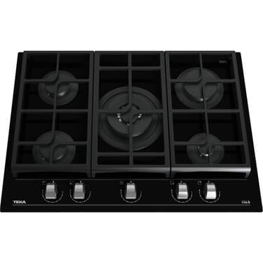 Teka - GZC 75330 XBC BK - Ankastre ExactFlame Teknolojili Kristal Wok Gözlü Cam Gazlı Ocak - Döküm Izgara - Siyah - 70 cm - 112570173 3